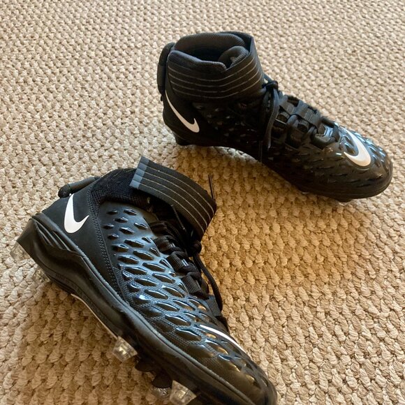 Nike Mens Force Savage Pro 2 Football Cleats Round Toe AV1186-001 Size US8 Black - Picture 2 of 7